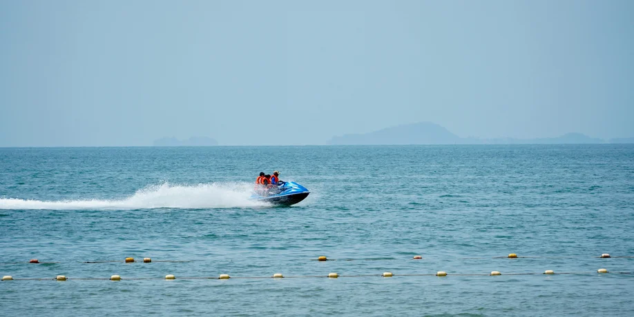 jet ski coucher soleil arcachon